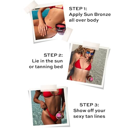 Original Sun Bronze Ultra Tanning Butter - Juicy Watermelon, Use in the sun outdoor or tanning bed Better than tanning oil Tan faster with premium natural ingredients Safe for Sensitive Skin