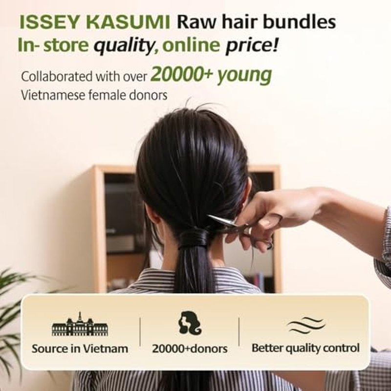 Raw Vietnamese Human Hair Single Bundle,Triple Lifespan Than Regular Virgin Hair,In-Store Quality,Online Price! 100% Raw Vietnamese Hair Bundles Straight Raw Hair Bundles 20 Inch