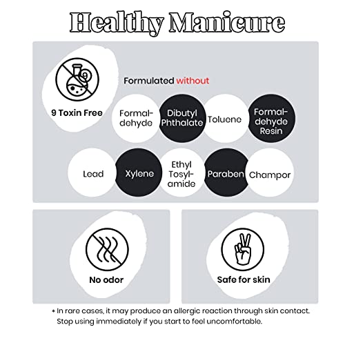 Beetles White Gel Nail Polish Black Gel Polish Kit 2 Pcs 15ml Black And White Polish French Nails Soak Off Led Nails Art Manicure Salon Diy at Home