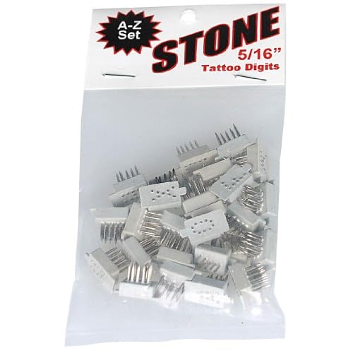 Tattoo Letter Set A-Z (Small) 5/16IN