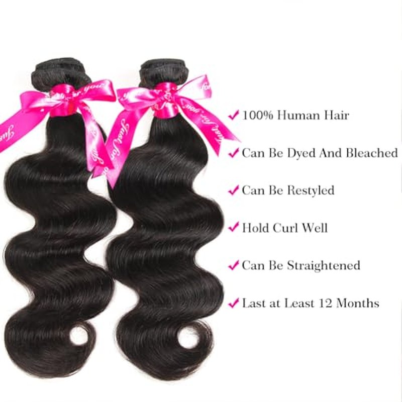 Wingirl Body Wave Human Hair 3 Bundles Double Weft 10A Brazilian Hair Bundles