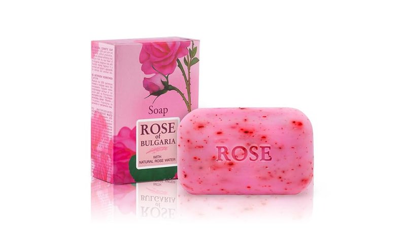 Biofresh Cosmetics Rose of Bulgaria Gift Set for Women - Hair Shampoo, Cosmetic Soap, Hand Cream with Rose Water