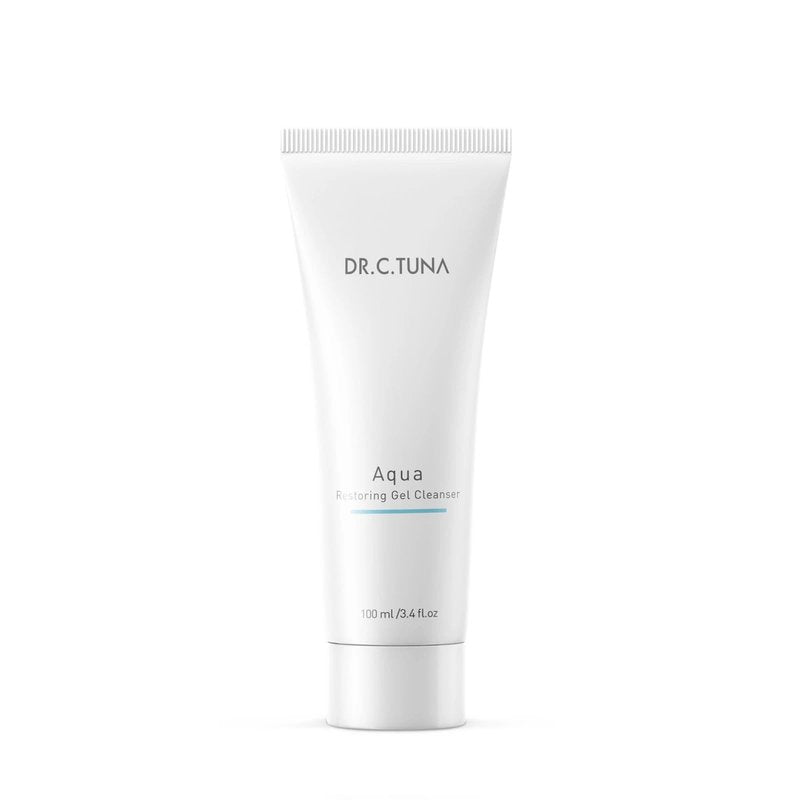 FARMASI Dr. C. Tuna Aqua Restoring Gel Cleanser, Gentle Hydrating Facial Cleansing Treatment for All Skin Types, Daily Facial Cleanser Gently Removes Dirt, Impurities, 3.4 fl. oz/100 ml