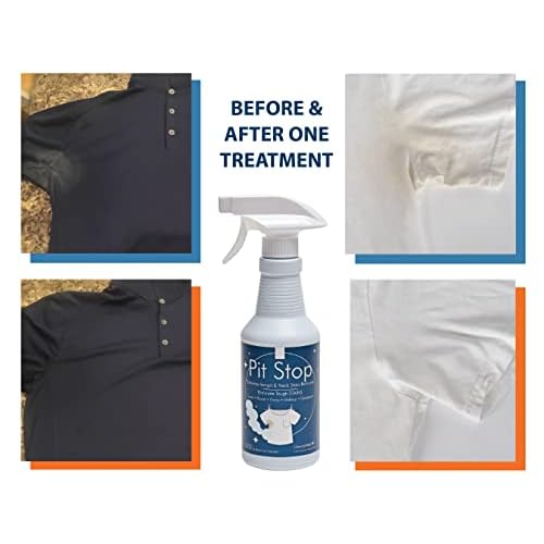 Pit Stop, Sweat Stain & Deodorant (Antiperspirant) Armpit Stain Remover, Multi-stain formulation, 16oz.