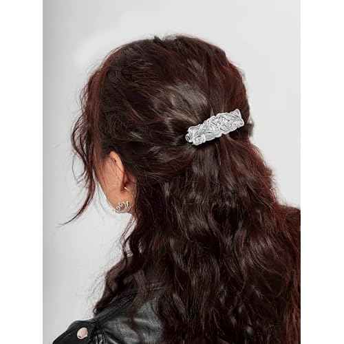 HAQUIL Viking Vintage Rectangular Hairclip, Retro Hair Clip, Celtic Knot Protection, Hair Barrettes Jewelry Hair Accessories Gift for Women