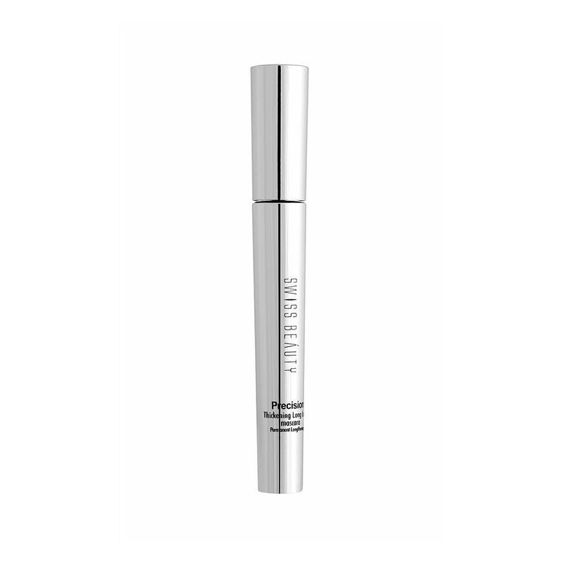 Swiss Beauty Waterproof Volume Mascara | Smudge Proof Curling Mascara For Eye Makeup | Jet Black, 8.5Ml |