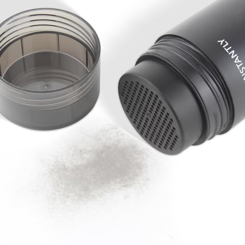 Hair Fibers for Thinning Hair for Women All-Natural Hair Building Fibers 0.98 Oz Hair Volume Powder Bald Spot Cover Up for Men & Women (Gray)