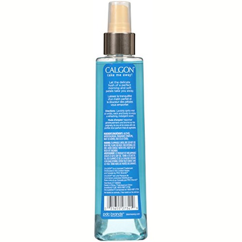 Calgon Morning Glory Fragrance Body Mist 8 oz ( Pack of 3)
