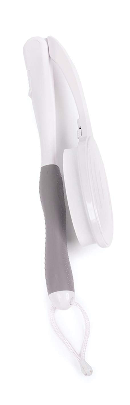 Juvo Premium All-in-One Bathing Wand and Lotion Applicator, 23" Long Reach Handle, Adjustable, Includes Bath Sponge and Lotion Pad (BWLA01)