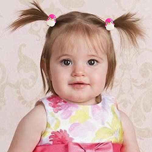 AMMY Hair Tie, 100 Pcs Hair Bands for Girls, Toddler Hair Ties, Colorful Hair Accessories, Ponytail Holders for Kids, Infant Girls, Children