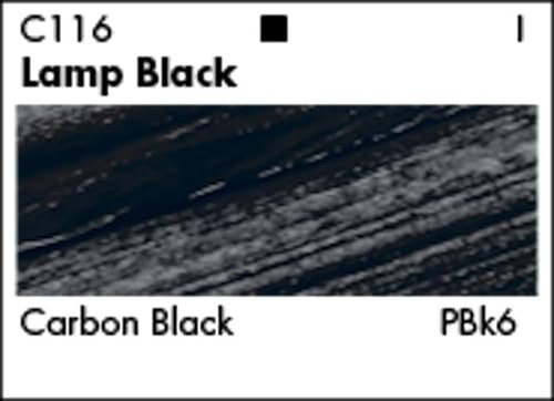 Grumbacher Academy Acrylic Paint, Gloss, 90ml/3 oz Metal Tube, Lamp Black