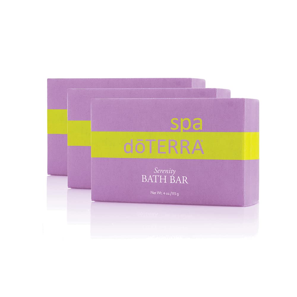 doTERRA Serenity Calming Bath Bar, 4 oz - 3 Pack