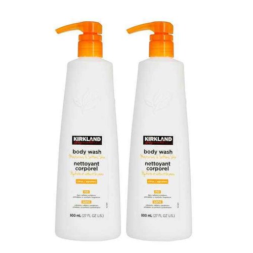 Kirkland Signature Liquid Body Wash, Natural Citrus, 27 fl oz, 2-count (Pack of 2)