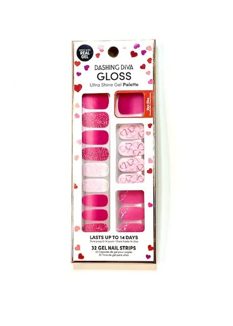 Dashing Diva Gloss Ultra Shine Gel Palette - Cutie Pie | Long-Lasting Nail Color