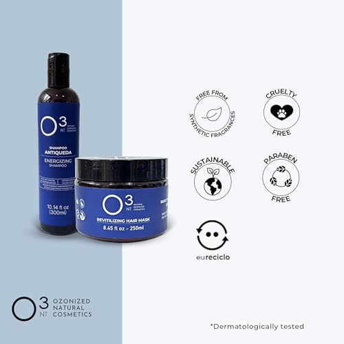 Energizing Shampoo + Revitalizing Mask Kit - High-Performance Natural Treatment - Energizing for Scalp and Fragile Thinning Hair - 10.14 Fl Oz Mask 7.05Fl Oz
