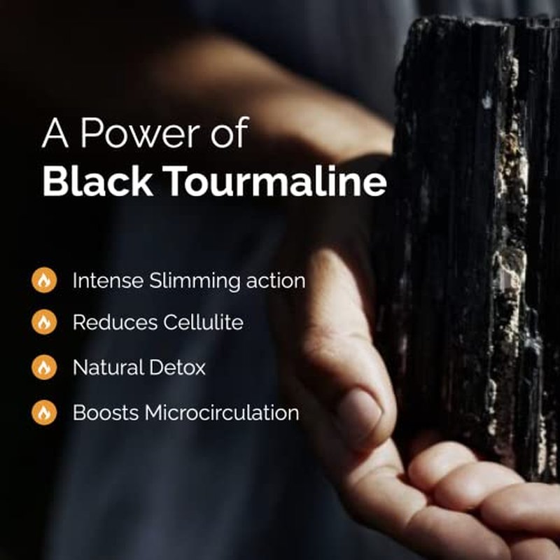Guam Seaweed & Tourmaline Thermal Mud Anticellulite Remover | 3-minute Shower Body Mask for Cellulite Removal | Hot Infrared FIR Anti Cellulite Treatment for Thighs and Legs, 1.1LB