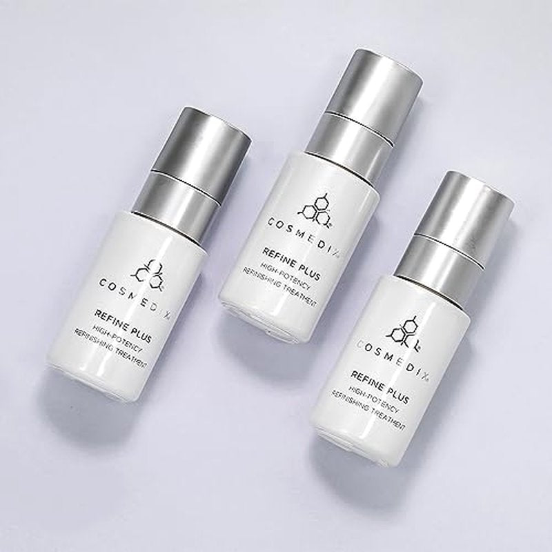 COSMEDIX Refine Plus, High Potency Anti-Aging Treatment for Face - PM Night Facial Peel for Acne Scars, Dark Spots, Fine Lines & Hyper-Pigmentation with Retinol Complex & Hydrating Ingredients