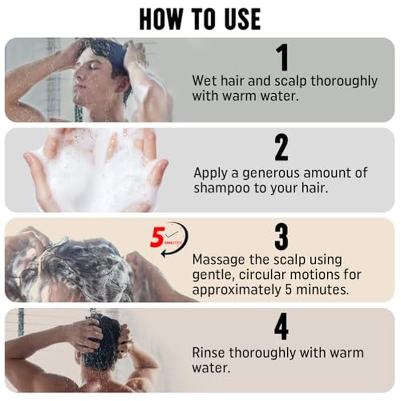 2Pcs Root Activator Shampoo - Hair Growth Root Activator Shampoo for Men and Women - Natural Formula for Hair Loss and Thinning Hair