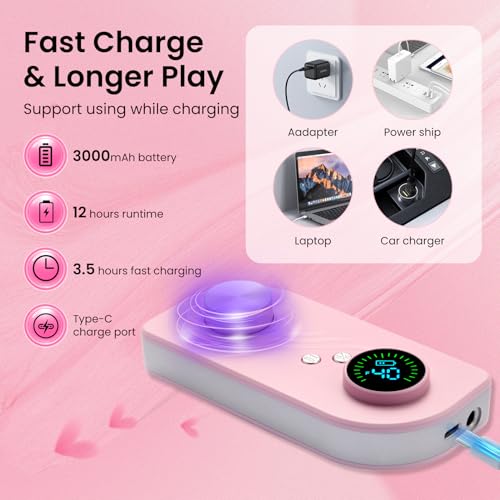 Electric Nail Drill Kit for Beginners Professional Nail Drill Machine for Home Use 40000RPM Portable Quite E-File for Acrylic Nails Polishing& Shaping&Removing with 7 Drill Bits for Home & Salon Use