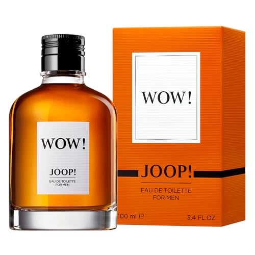 JOOP! Wow! Eau de Toilette ? Woody Men's Cologne ? With Notes of Cardamom, Bergamot, Vetiver & Vanillla ? Luxury Perfumes for Men ? Long Lasting Fragrance ? 3.4 fl oz