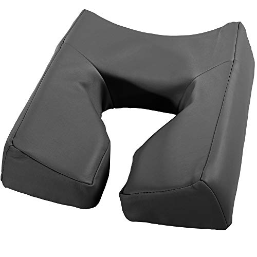 ErgonomicDream Face Cushion Pillow Memory Foam Universal headrests Cradle in Black