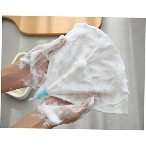 DECHOUS 6Pcs Soap Enhancing Net Pouch Holder for Exfoliating Lathering for Handmade Bath Soaps Wall Mounted Design for Drying Skin Friendly Texture for Daily Skincare