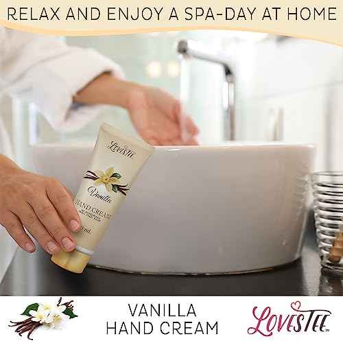 Mothers Day Gifts, Spa Basket for Women, Vanilla Bath & Body Set, Christmas & Birthday Gift, Includes Shower Gel, Body Lotion, Hand Cream, Body Scrub, Message Oil, Candle, Eye Mask, Confetti