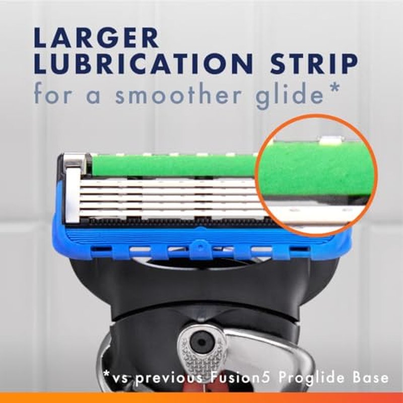 Gillette Fusion5 ProGlide Razor Refills for Men, 10 Razor Cartridges for FlexBall Razor Handle, 5-Blade Razor Blades, Precision Trimmer for Men