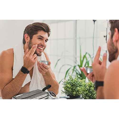 Striking Viking Grooming Kit - Premium Care Products for Men with Beard Shampoo, Oil, Balm Butter, Brush, Wooden Comb, Mustache Scissors & Toiletry Bag