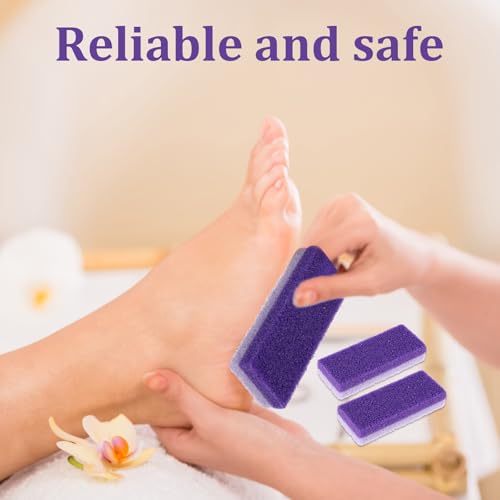 6pcs Foot Stone Pumice,Heel Scrubber,Foot Pumice Stone for Feet Skin Callus Remover and Scrubber£¨Purple£©