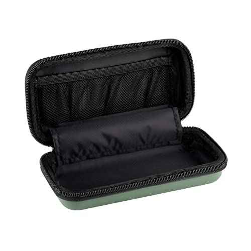 EVA Hard Case for Meridian/MANSPOT Shaver Groin & Body Hair Trimmer - Men's Grooming Organizer Storage Bag for Electric Razor and Accessories - Case Only (Green)
