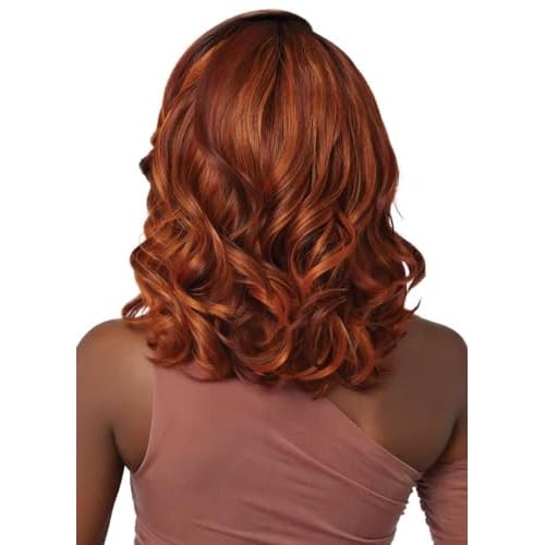 Outre Lace Front Wig - Perfect Hair Line 13X4 - Jeannie (JET BLACK 1)