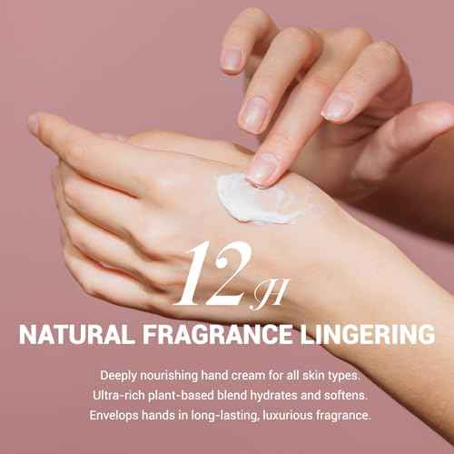 spa luxetique Travel Size Hand Cream Gift Set - Scented Hand Lotion for Dry Skin, Ideal Birthday Gift for Women, 6 x 1.0 oz