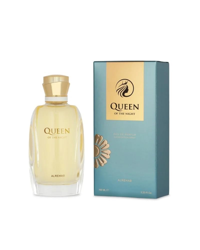 Al Rehab Queen of the Night Eau De Parfum Spray for Women, 3.33 Ounce