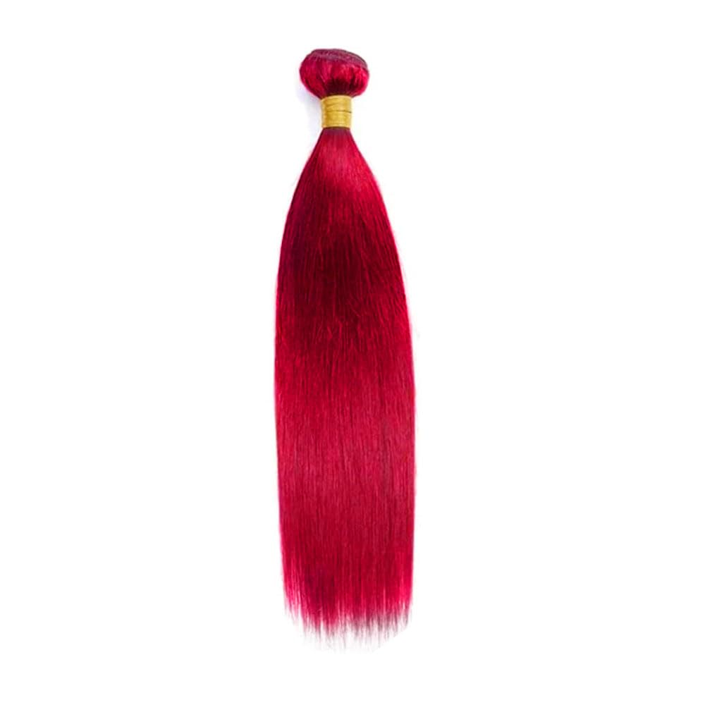 Burgundy Straight Bundles Red Human Hair Bundle Red Straight Bundle Human Hair 28 Inch Burgundy Bundles