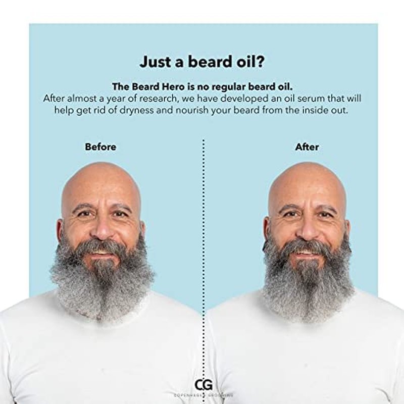 Beard Hero Beard Oil for Men - Hydrating & Nourishing Beard Growth Serum | 1.7 oz