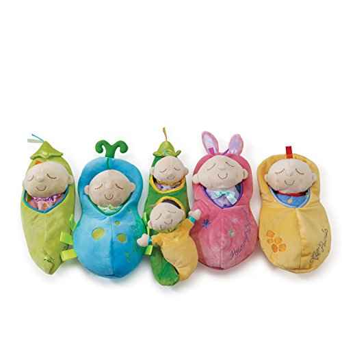 Manhattan Toy Snuggle Pod Hunny Bunny First Baby Doll with Cozy Sleep Sack for Ages 6 Months and Up