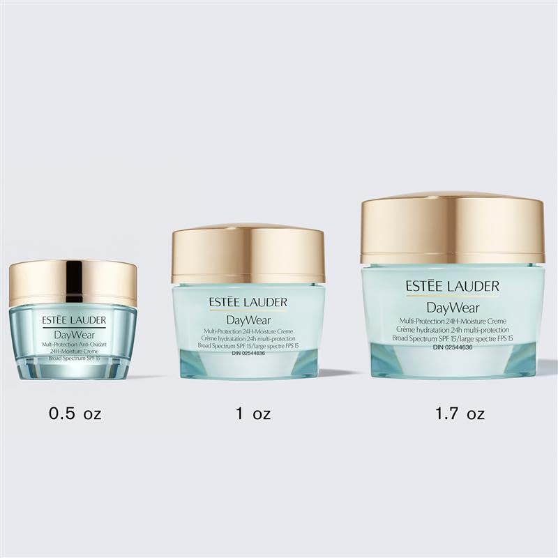 Estée Lauder DayWear Multi-Protection Anti-Aging Moisturizer - 24H Hydration Cream with SPF 15 | Face Cream for All Skin Types