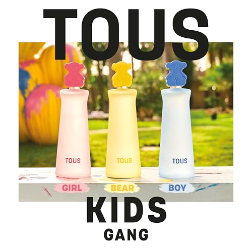 TOUS Eau de Toilette for Boys and Girls, Gentle on Children's Sensitive Skin and Ideal for Everyday Use, 3.4 Fl Oz