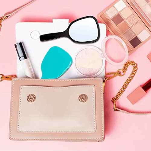 ZOOFOX 24 Pieces Hand Mirror, Small Handheld Mirror with Handle, Compact Makeup Mirror for Travel, Camping, Daily Use
