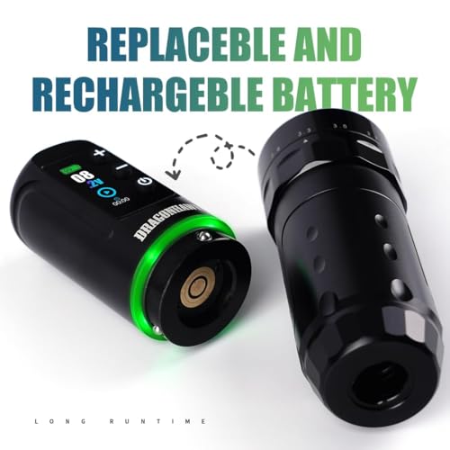 Dragonhawk Tattoo Cordless Battery Power Supply for L3 Tattoo Pen Machine