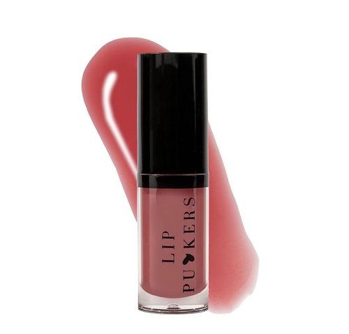 Lip Puckers Nourishing Lip Oil with Jojoba & Apricot Oil, 0.18 oz, 5 Shades (Love Letter)