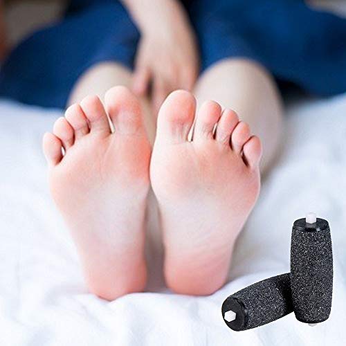 12 Extra Coarse Replacement Roller Refill Heads Compatible with Amope Pedi Refills Electronic Foot File