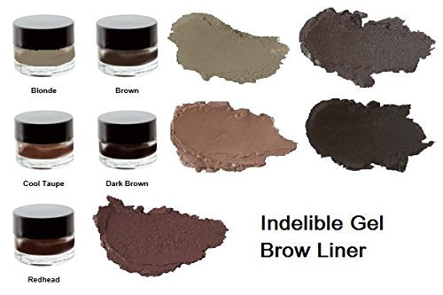 Waterproof Gel Brow Liner - Indelible Definer in Dark Brown | Long-Lasting Precision