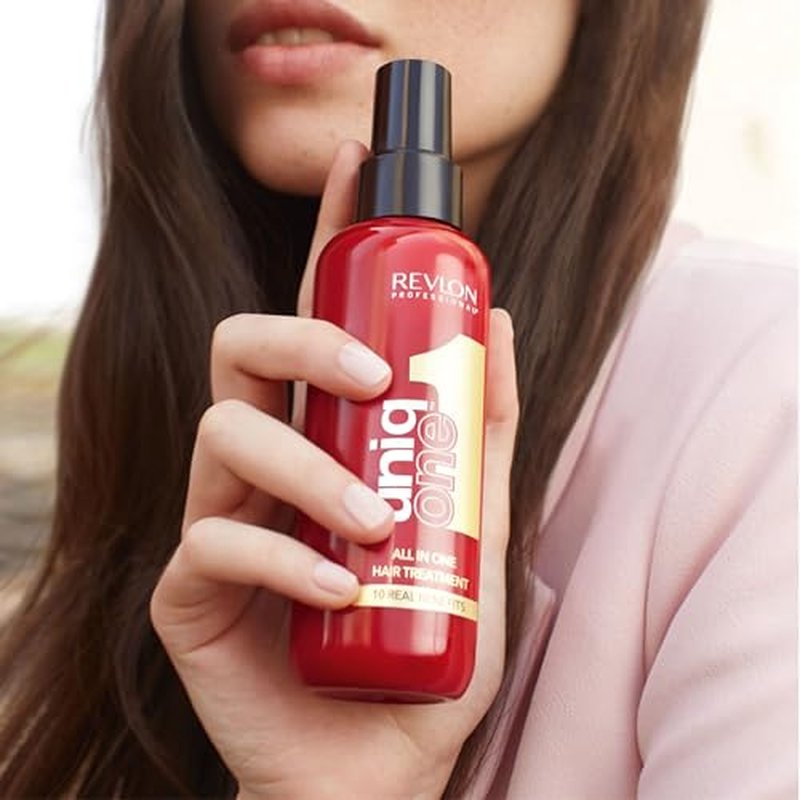 UniqOne Revlon Professional Hair Treatment, Moisturizing Leave-In Product, Repair For Dry and Damaged Hair, Promotes Healthy Hair, 5.1 Fl Oz (Pack of 1)