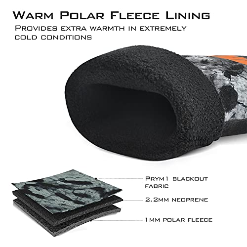 KastKing IceRiver Fishing Gloves – 100% Waterproof Cold Winter Weather Fishing Gloves – for Men and Women – Ideal for Ice Fishing, Winter Fishing, Outdoor Winter Sports,XL,BO
