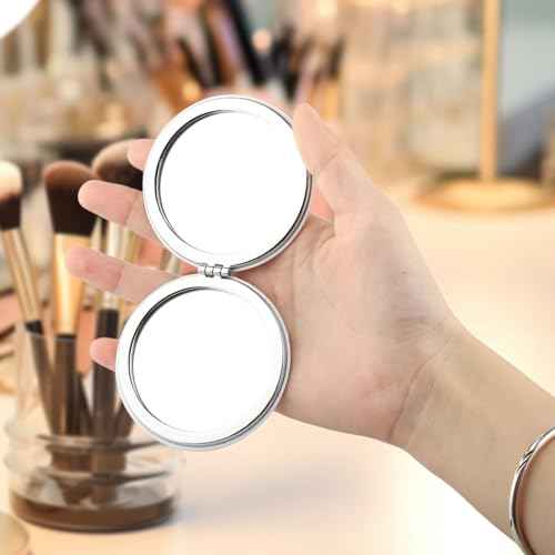 SEIRAA Korean Queen Pocket Mirror Music Gifts Korean Music Makeup Mirror Korean Group Merchandise (4 BP)