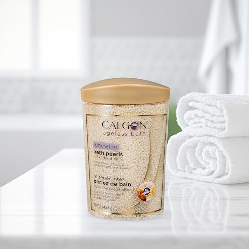Calgon Ageless Bath Series Renewing Pearls, 16 oz.