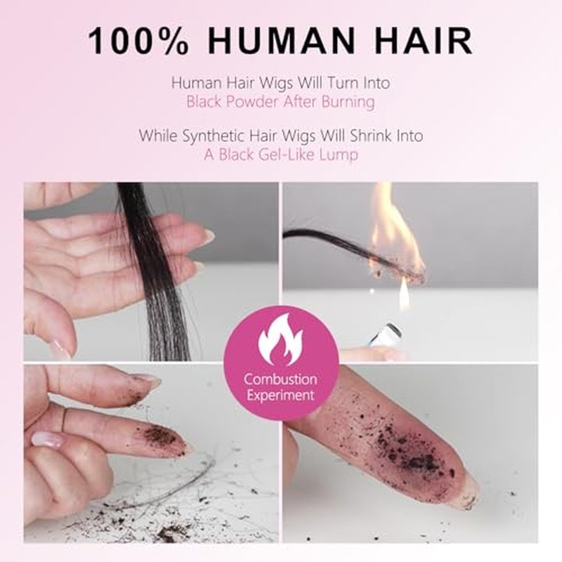 210% Density 13x6 Full Lace Frontal Wigs Human Hair 12A Body Wave Brazilian Virgin Human Hair Pre Plucked HD Transparent Lace Glueless Wigs Human Hair with Baby Hair 16 Inch