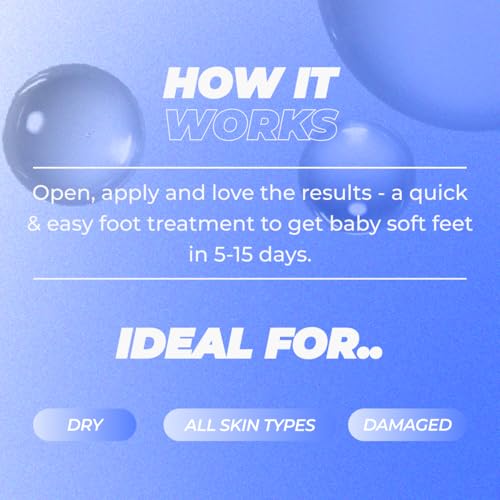 Vitamasques Foot Peeling Mask - 5 Pairs Professional Korean Exfoliating Foot Mask for Dry Cracked Feet & Callus Removal, Feet Peeling Masks that Remove Dead Skin for Soft Heels with AHA BHA PHA